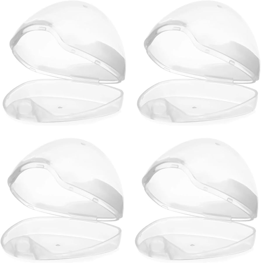 PandaEar Baby Pacifier Holder Case for Diaper Bag| 4 Pack Binky Holder Case Pacifier Cover Pouch ... | Amazon (US)