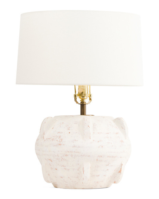 Made In Philippines 16.5x19.25 Vanda Ceramic Table Lamp | TJ Maxx