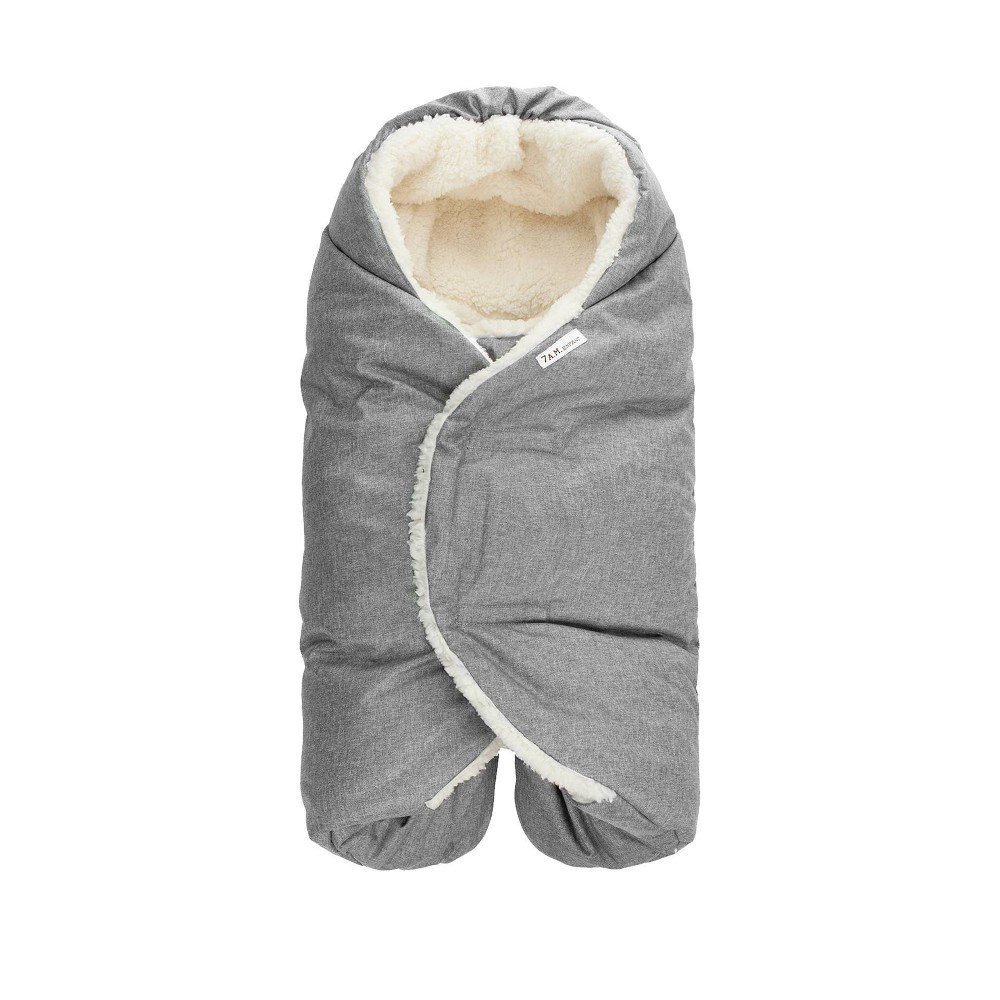 7AM Enfant Nido Cloud Blanket Wrap - Heather Gray - Small | Target