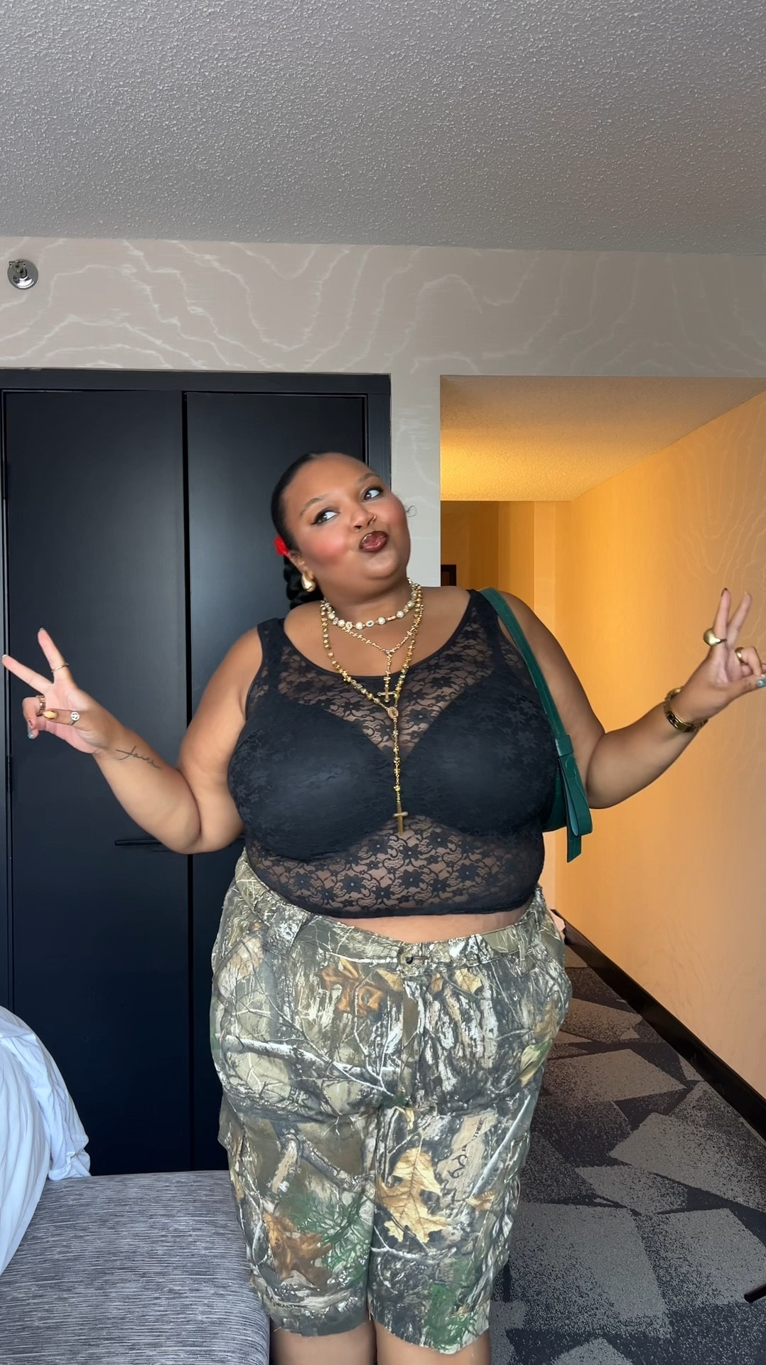 my outfit for a music festival I went to recently! Cut the pants to shorts! Jewelry from en route.

#LTKPlusSize #LTKStyleTip #LTKFindsUnder50