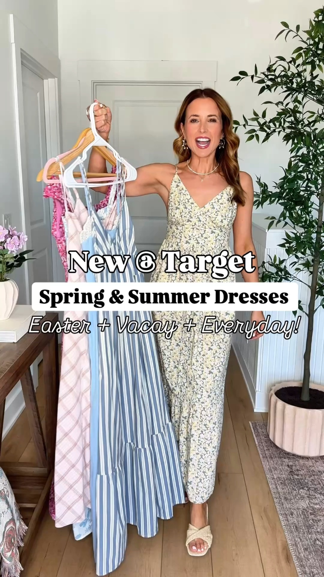 New spring and summer arrivals from Target! Spring dresses. Summer dresses. Resort dresses. Resort outfits. Spring outfit. Vacation outfit. Vacation dresses.Easter dresses. Coastal dress. Destination wedding. Tropical wedding guest. Coastal outfit. Wearing smallest size in each. 

#LTKspring #LTKspringtrends

#LTKTravel #LTKootd #LTKgrwm