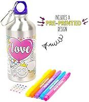 Just My Style Your Decor Color Your Own Water Bottle By Horizon Group Usa, DIY Bottle Coloring Cr... | Amazon (US)