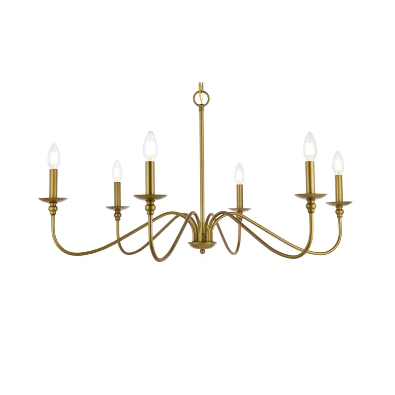 Ableton 6 - Light Candle Style Classic / Traditional Chandelier | Wayfair North America