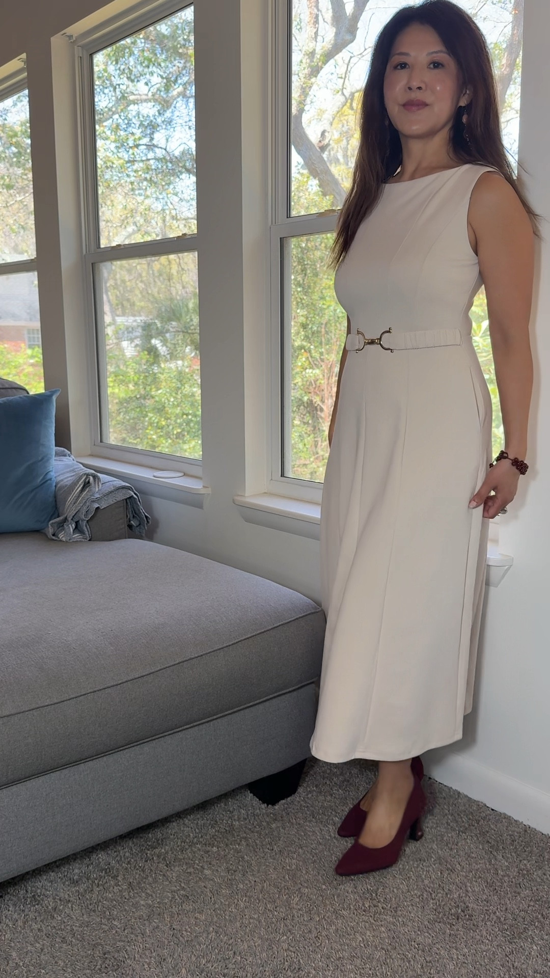 Zesica sleeves summer midi dress with elegant boat neck. Perfect cocktail dress, I’m wearing small in apricot. 

#LTKootd #LTKgrwm #LTKPetite