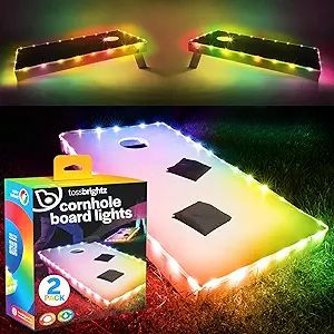 Brightz TossBrightz LED Cornhole Lights for Board and Hole - Includes Lights for 2 Boards - Light... | Amazon (US)