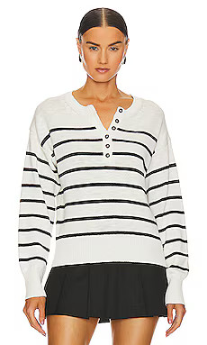 Sanctuary Casual And Chill Sweater in Black Stripe from Revolve.com | Revolve Clothing (Global)