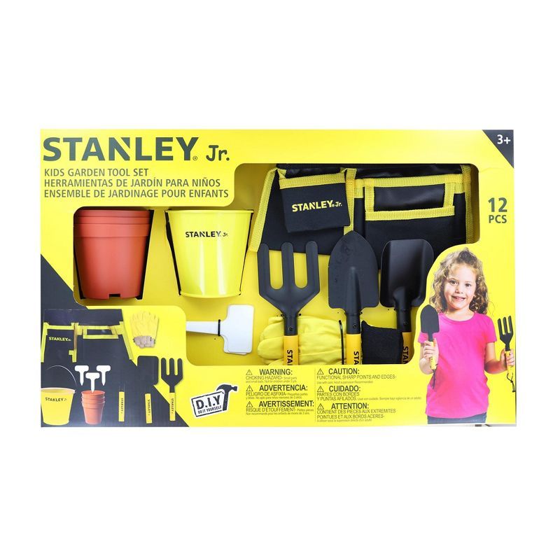 Red Tool Box Stanley Jr. 12 Piece Garden Tool Set | Target