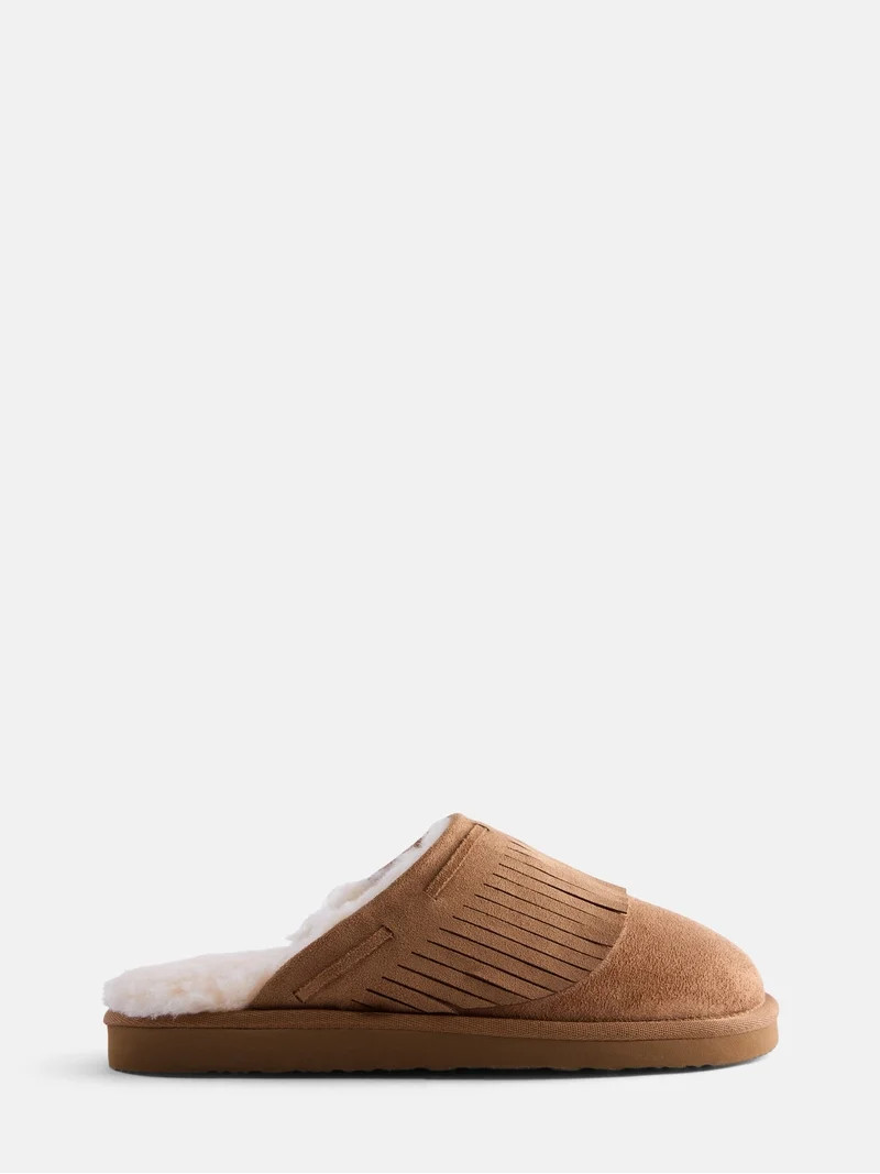 Pawz Women's Sylvie Fringe Scuff Slippers | Walmart (US)