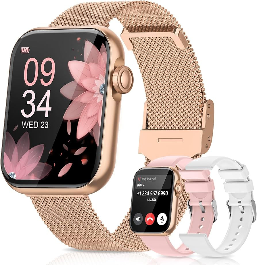 Smart Watches for Women,Fitness Tracker Watch for Android Phones/iPhone Compatible,1.85" Womens W... | Amazon (US)