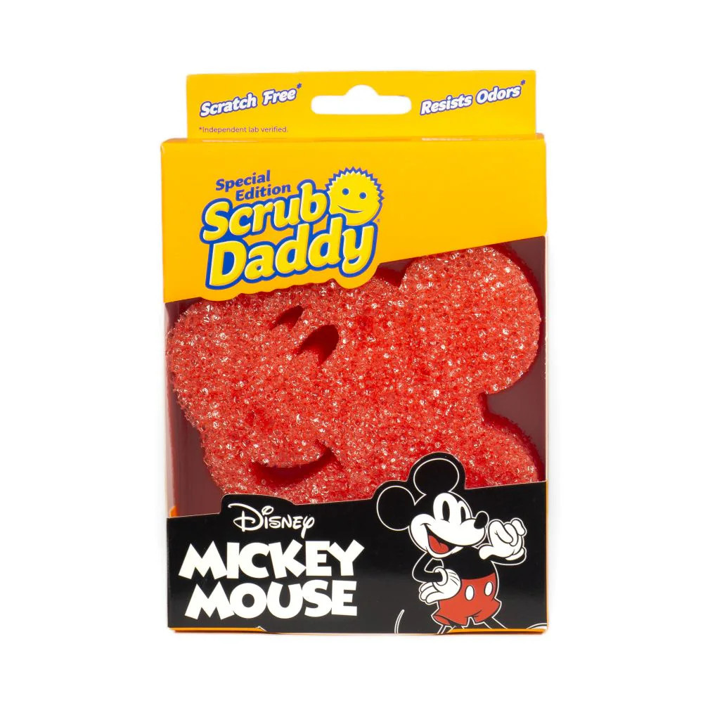 Scrub Daddy Disney Shapes Scrub Daddy Red Mickey Polymer foam Sponge Stainless Steel one_size | FG1300801001EA0EN07 | Lowe's