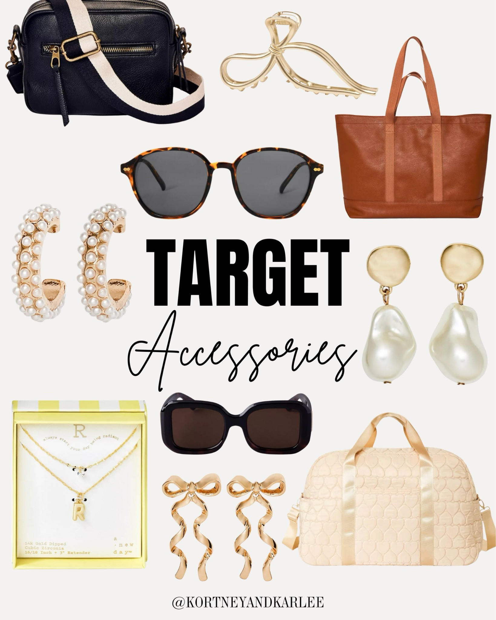 Target Accessories!

Kortney and Karlee | #kortneyandkarlee 


#LTKfindsunder50 #LTKfindsunder100 #LTKstyletip