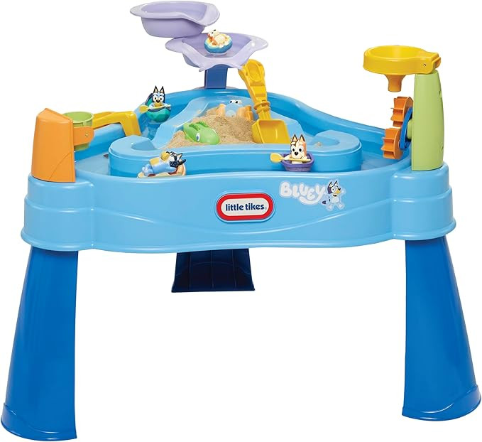 Little Tikes Bluey Water Table with 6 Accessories, Bluey Active Play, for Boys and Girls Ages 1-6... | Amazon (US)