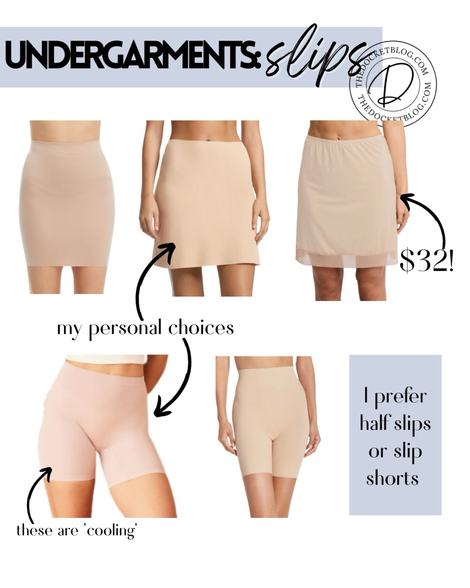 The slips (or slip shorts) you need for under skirts and dresses 

Womens business professional workwear and business casual workwear and office outfits midsize outfit midsize style maternity must haves 

#LTKBump #LTKWorkwear #LTKStyleTip