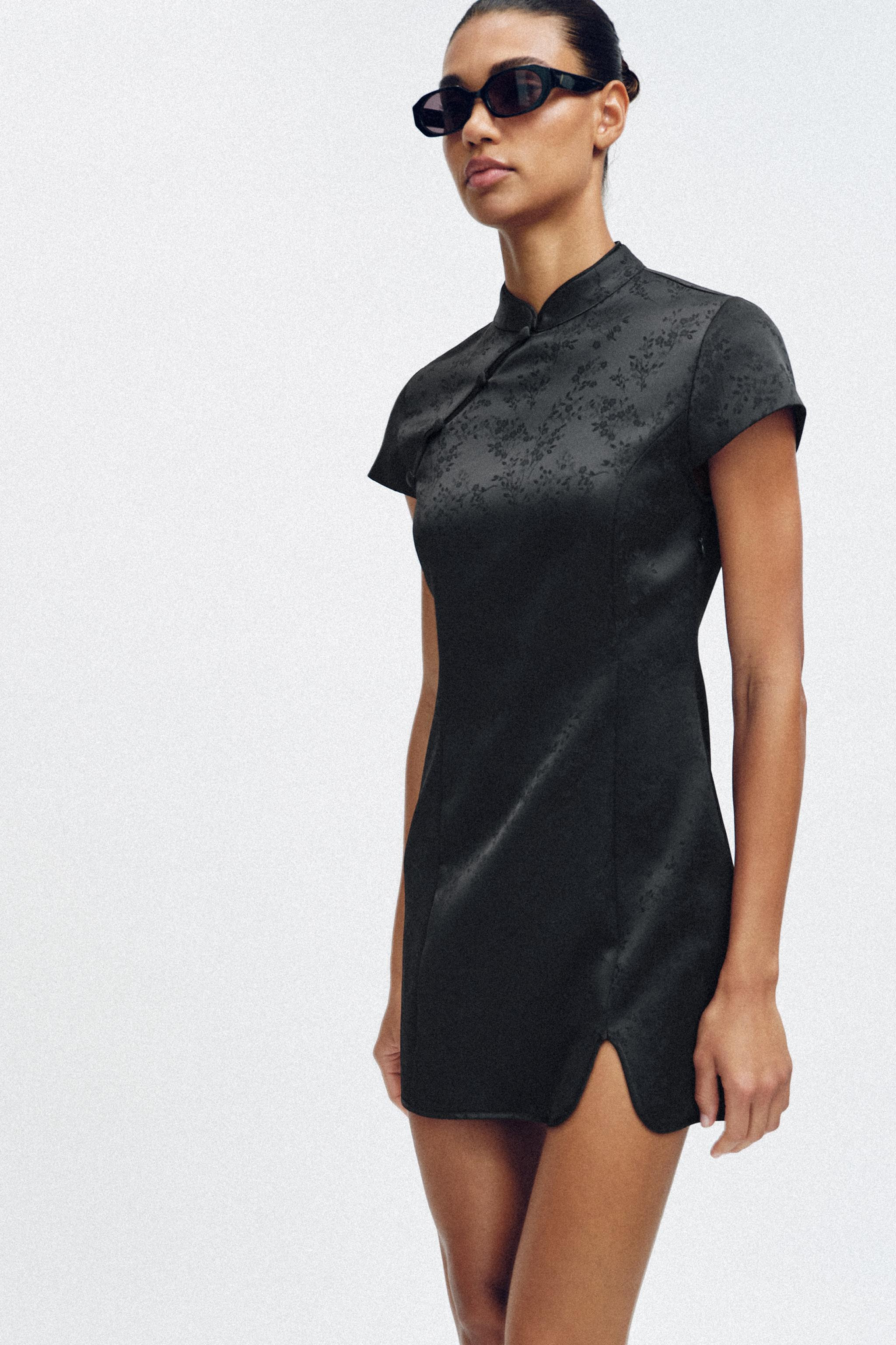 SHORT JACQUARD DRESS | Zara US
