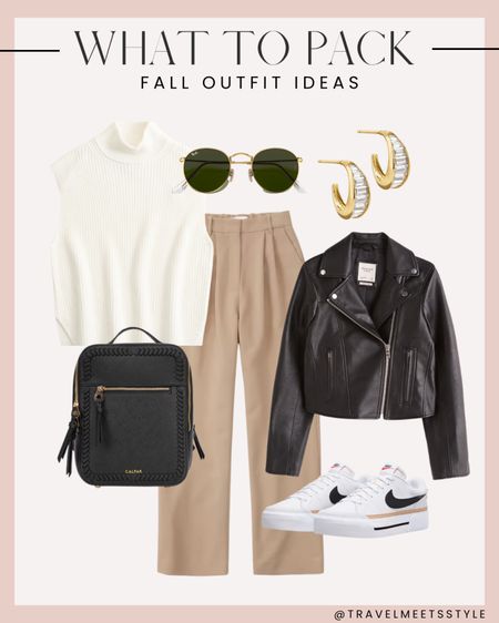 Fall outfit ideas from Abercrombie! Today is the LAST day for 15% off (almost) everything so stock up while you can! 


Fall outfits, work outfits, teacher outfit, wide leg dress pants, wide leg pants, trousers, sweater, sweater top, sweater vest, Nike platform sneakers, bike sneakers, CALPAK mink backpack, leather jacket, Baublebar huggies, Rayban round metal sunglasses, travel outfit 

#LTKsalealert #LTKtravel #LTKSale