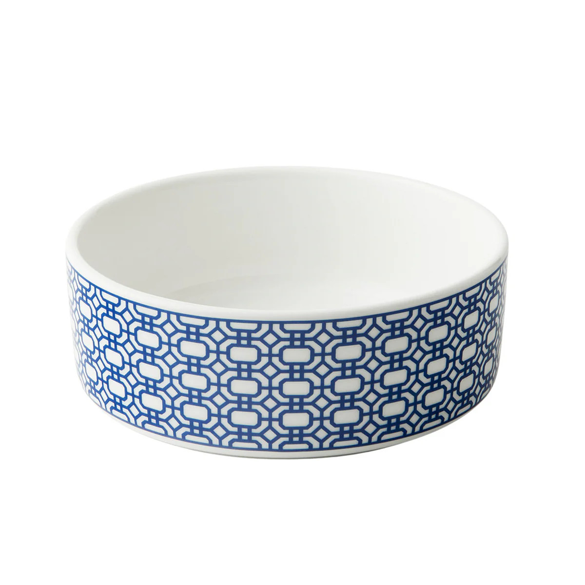 Blue Newport Garden Gate Pet Bowl | The Well Appointed House, LLC