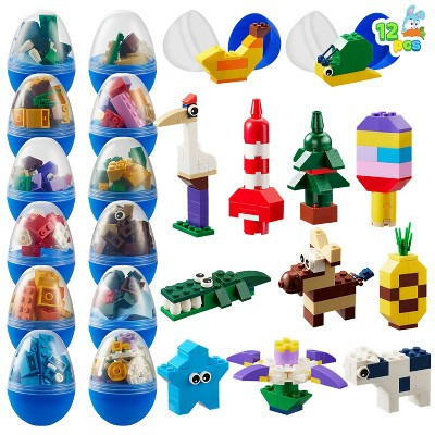 Joyfy 12 Packs Prefilled Easter Eggs with Building Blocks, Cute Characters Toys for Kids Easter Egg Hunt, Basket Stuffers/Fillers, Party Favors Gifts | Target