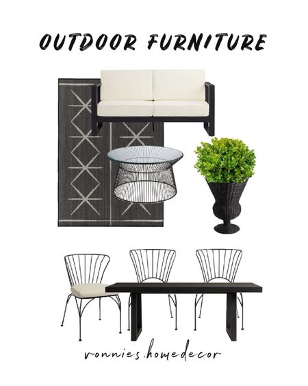 Patio furniture, outdoor dining, outdoor space. Chairs, table, coffee table, rattan planter, rattan urn, woven vase. Summer essentials. Outdoor living. 

#LTKHome