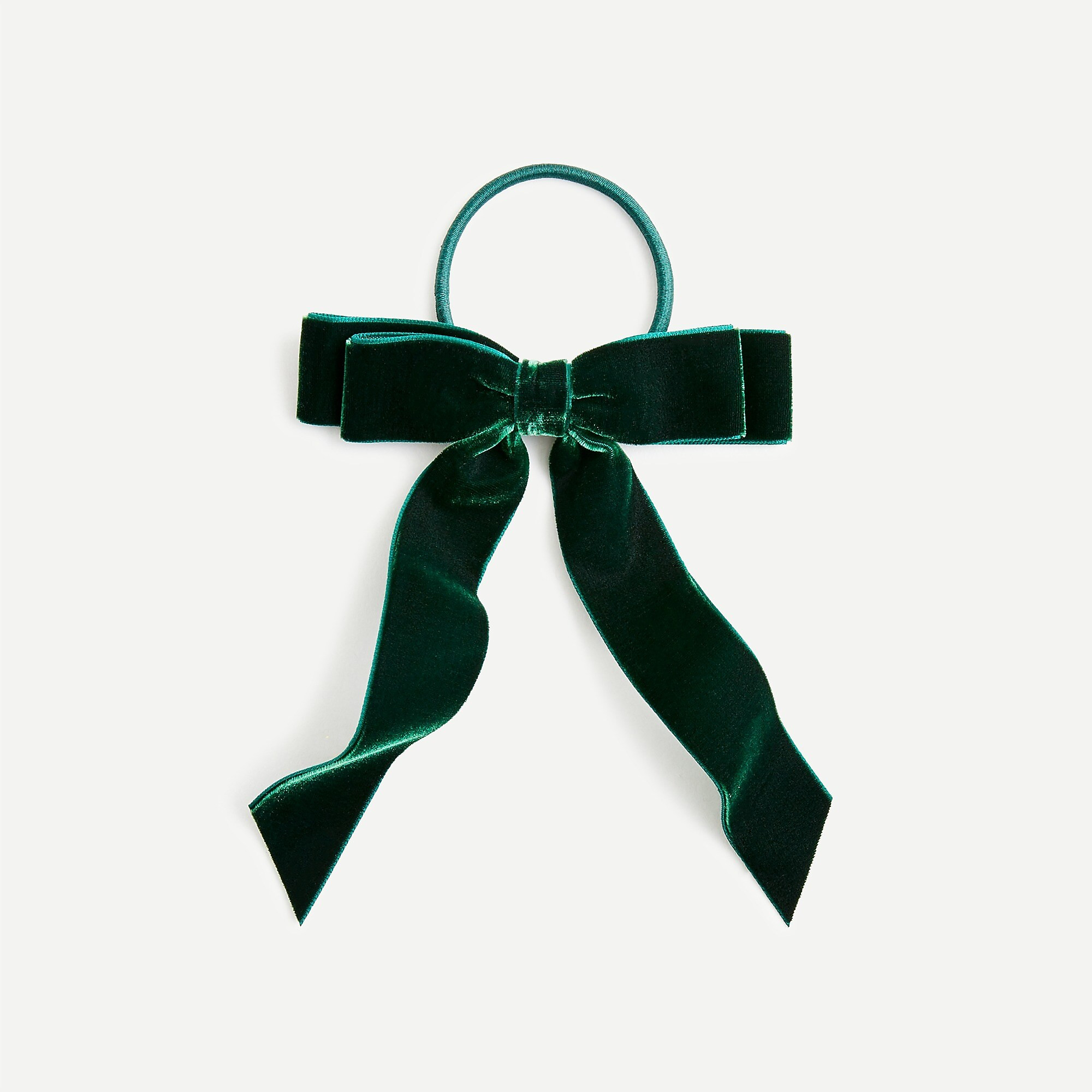 Hair scrunchie with velvet bow | J. Crew US
