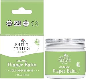 Earth Mama Organic Diaper Balm Multipurpose Baby Ointment | EWG Verified, Petroleum & Fragrance F... | Amazon (US)