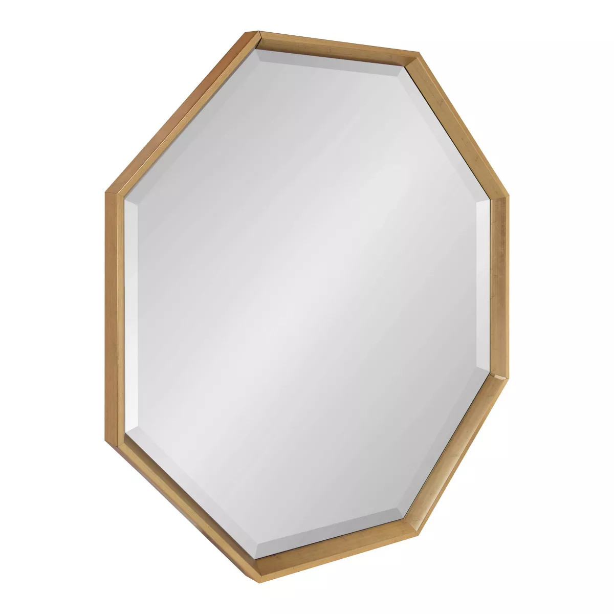 Calder Octagon Wall Mirror Gold - Kate & Laurel All Things Decor | Target