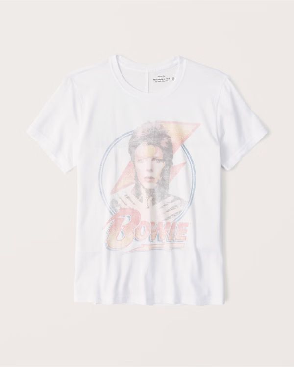 David Bowie 90s-Inspired Relaxed Band Tee | Abercrombie & Fitch (US)
