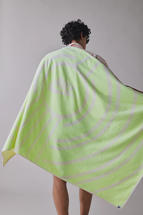 Nike Oversized Reversible Beach Towel in Lime at Urban Outfitters | Urban Outfitters (US and RoW)