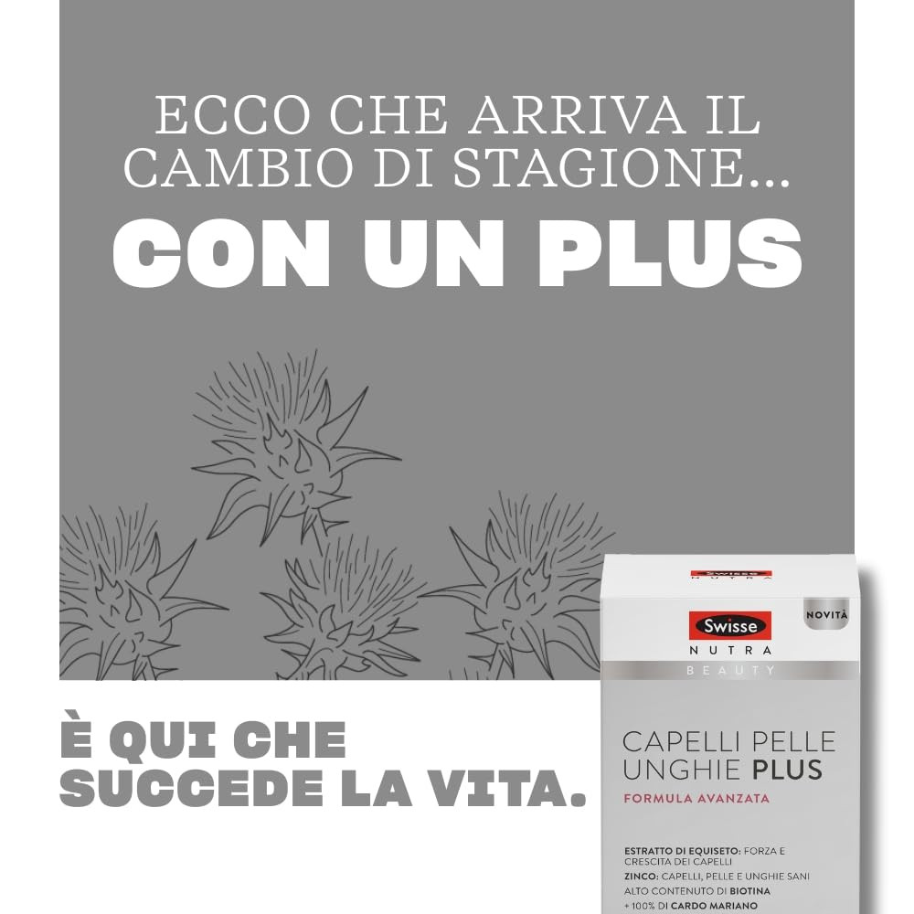Swisse Capelli Pelle Unghie Plus - Integratore per Capelli più Sani e Forti, per il Benessere di... | Amazon (IT)