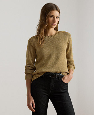 Lauren Ralph Lauren Women's Long Sleeve Sweater, P/XS-XXL - Macy's | Macy's