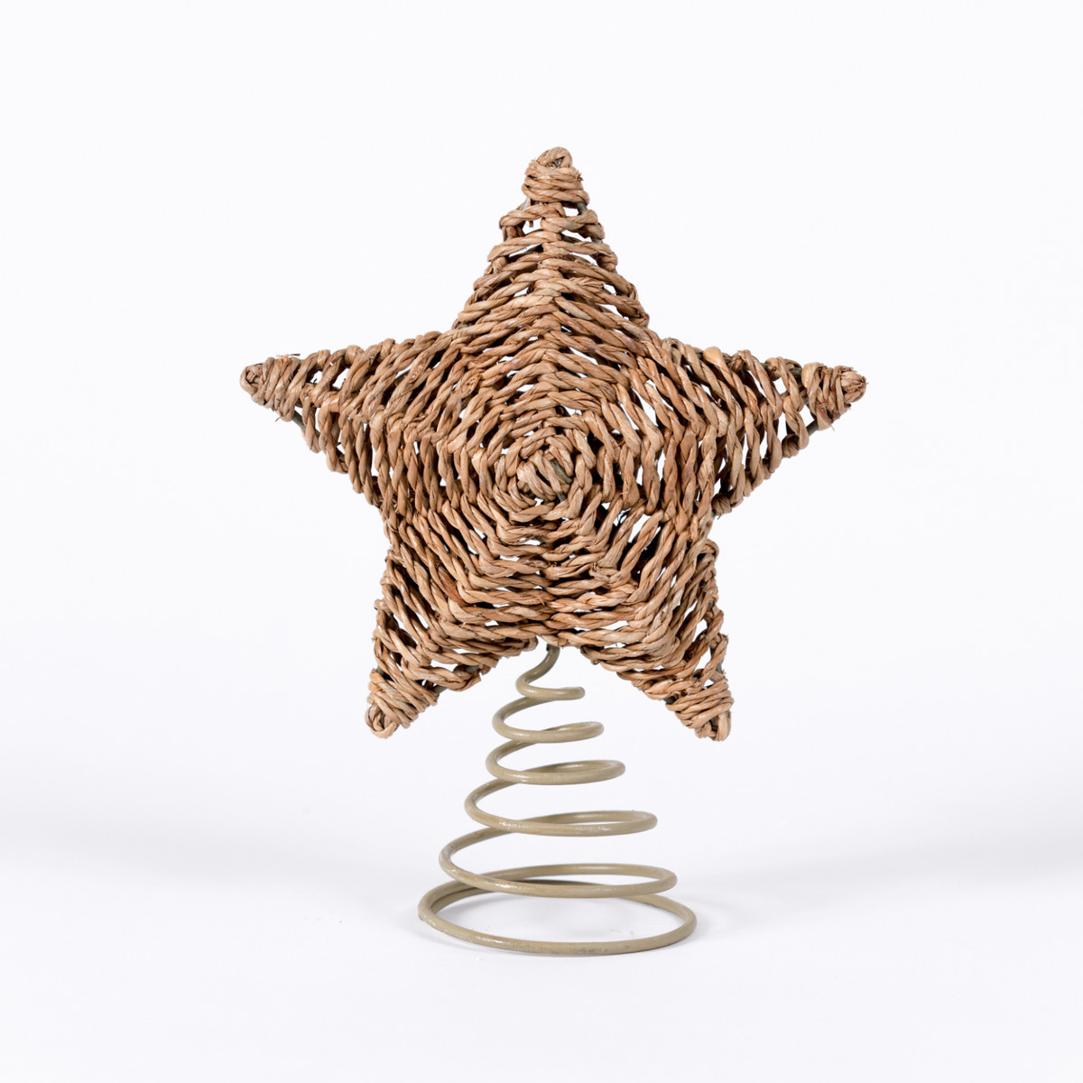 Basket Weave Tree Topper | Stoffer Home