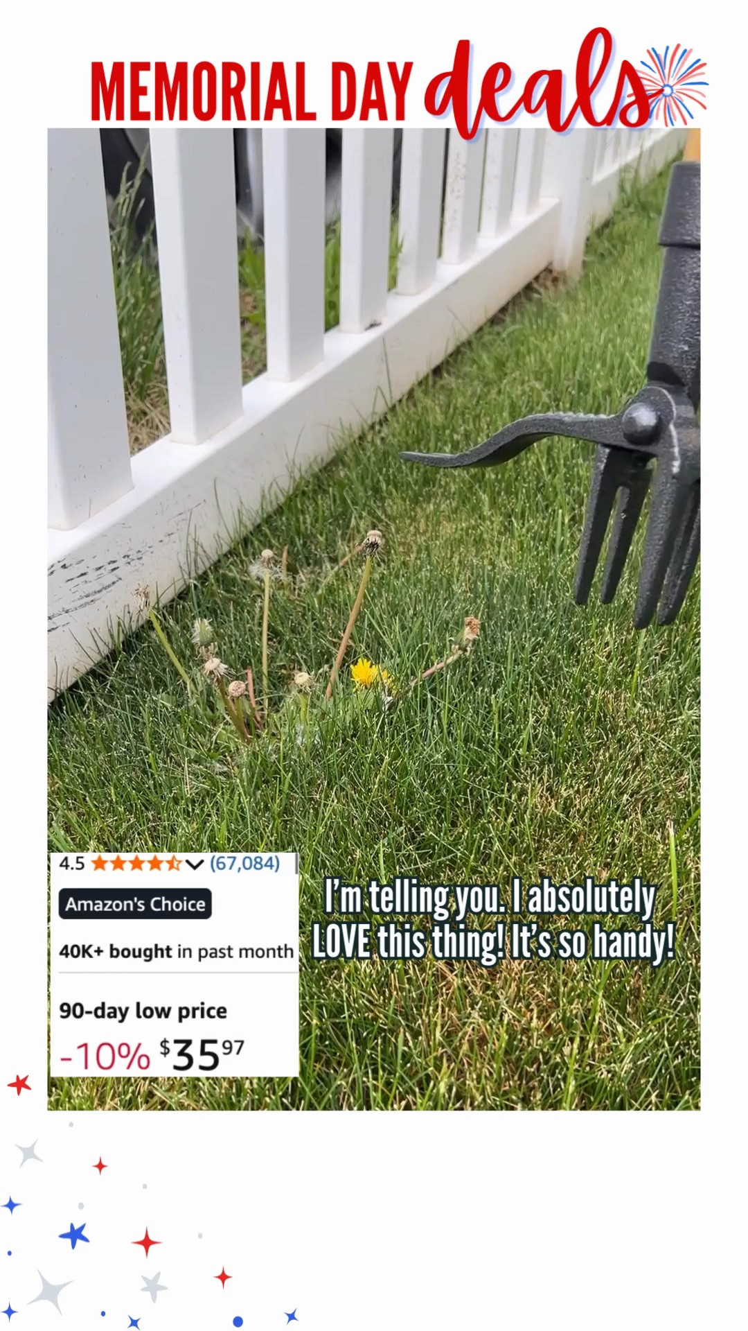 This weeding tool is seriously a game changer and would make such a great Father’s Day gift too!!

#LTKSeasonal #LTKOver40 #LTKSaleAlert