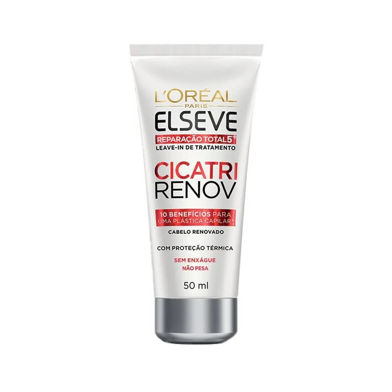 Leave-In De Tratamento Elseve RT5 Cicatri Renov 50ml - Lojas REDE: A Maior Rede de Cosméticos do... | LOJAS REDE (BR)