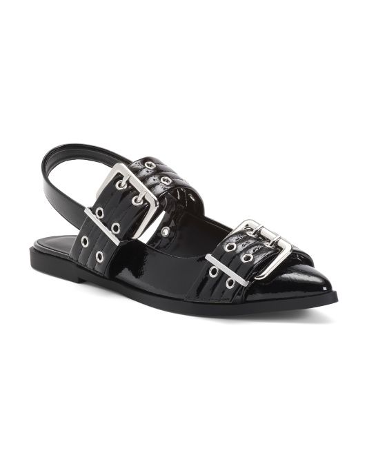 Vardan Slingback Buckle Flats | TJ Maxx