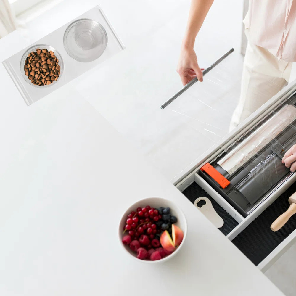 Glass Bowl Clear Elevated Feeder | Wayfair North America