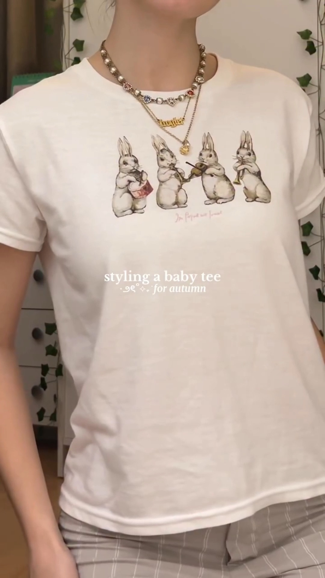 🐰🎀 teehee, lil bunny tee from in print we trust :)

#LTKuk #LTKwinter #LTKpetite