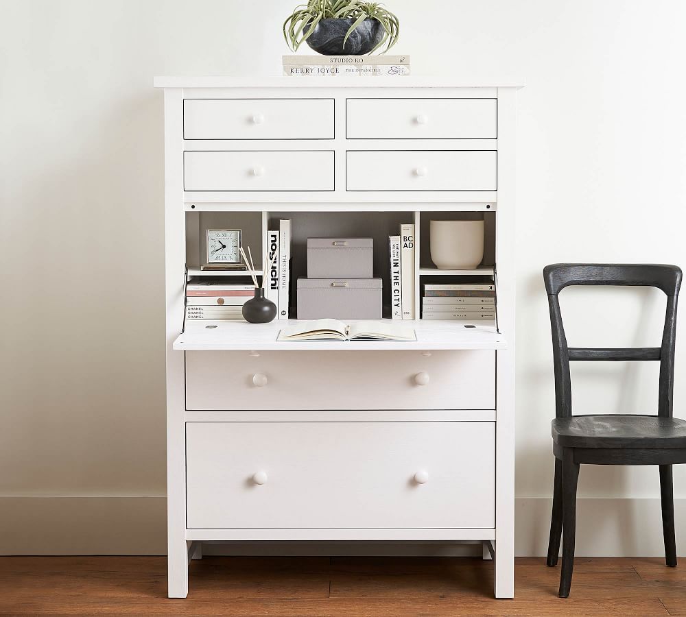 Farmhouse 40" Secretary Desk with Drawers | Pottery Barn (US)