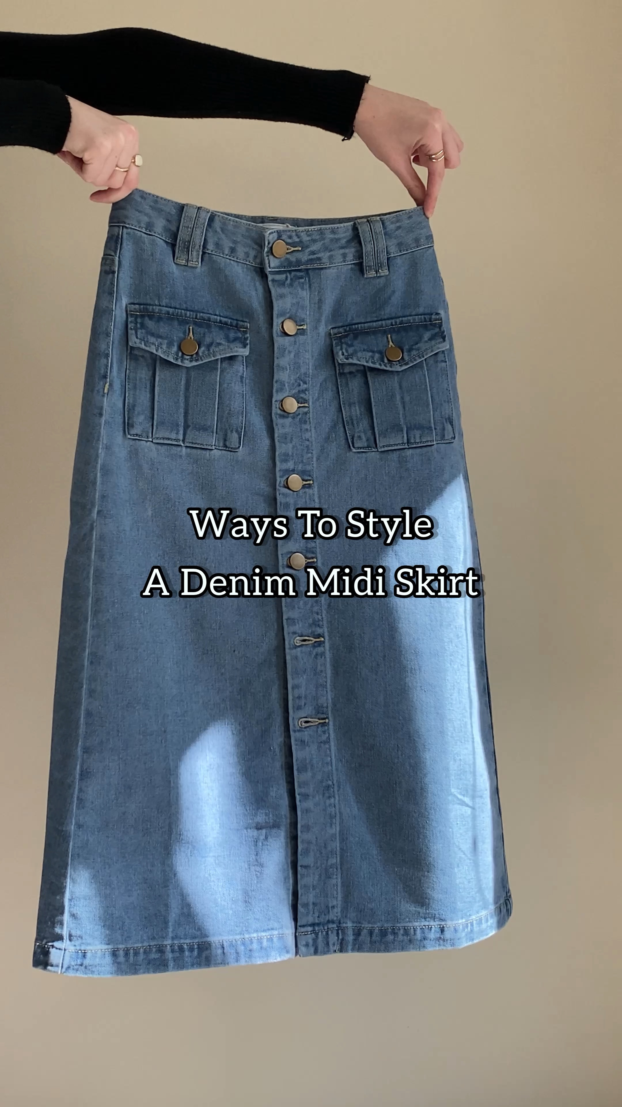 Ways to style a denim midi skirt 

#LTKFind #LTKstyletip #LTKfit