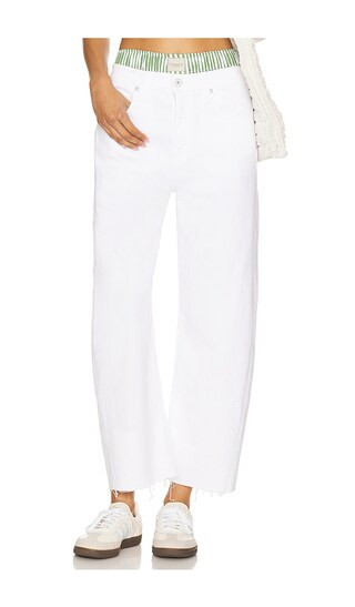 AG Jeans Hattie Crop in White. - size 32 | Revolve Clothing (Global)