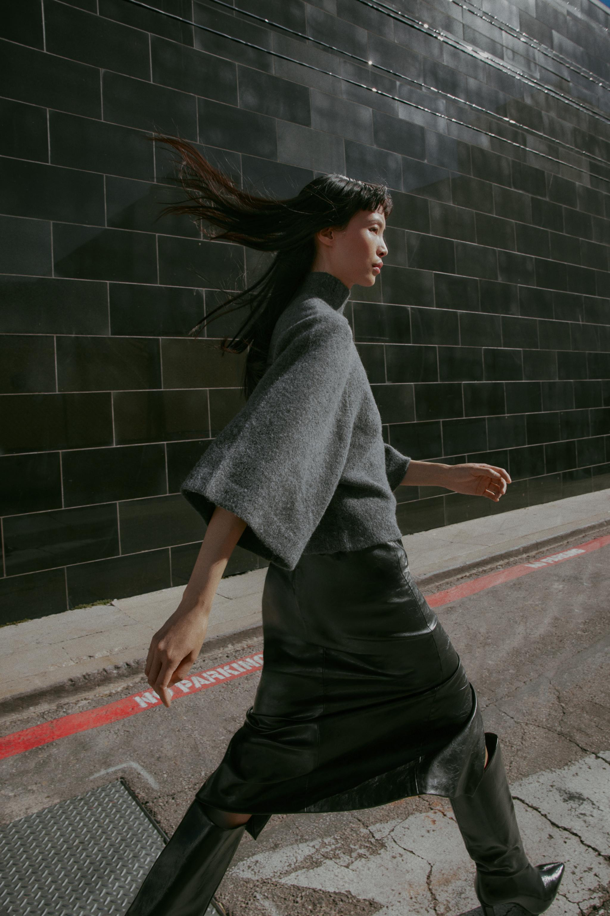 STRICKPULLOVER MIT WEITEN ÄRMELN | Zara DE