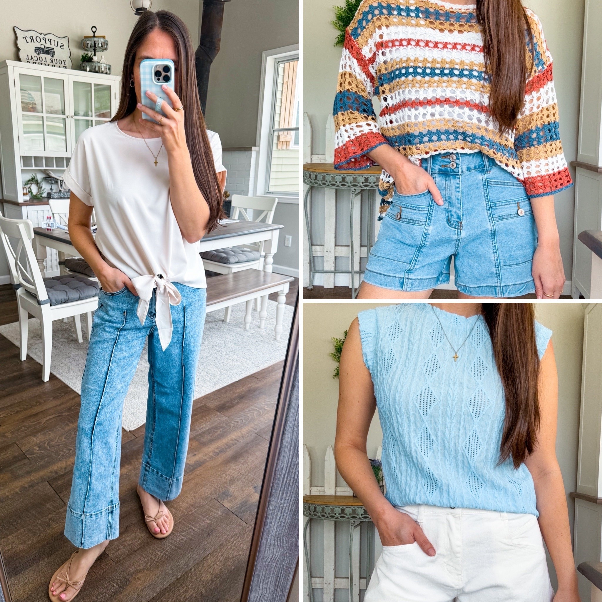 Amazon spring fashion!!! Wearing small in all tops, size 4 in bottoms. Which is the smallest they go. Everything on sale!!!!! 
Shoes tts size

#LTKgrwm #LTKootd #LTKmomlife