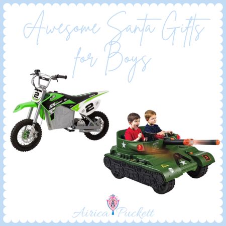 Awesome Santa gifts for boys!

Boys gift guide - Christmas gift ideas - boys toys 

#LTKkids #LTKHoliday #LTKGiftGuide