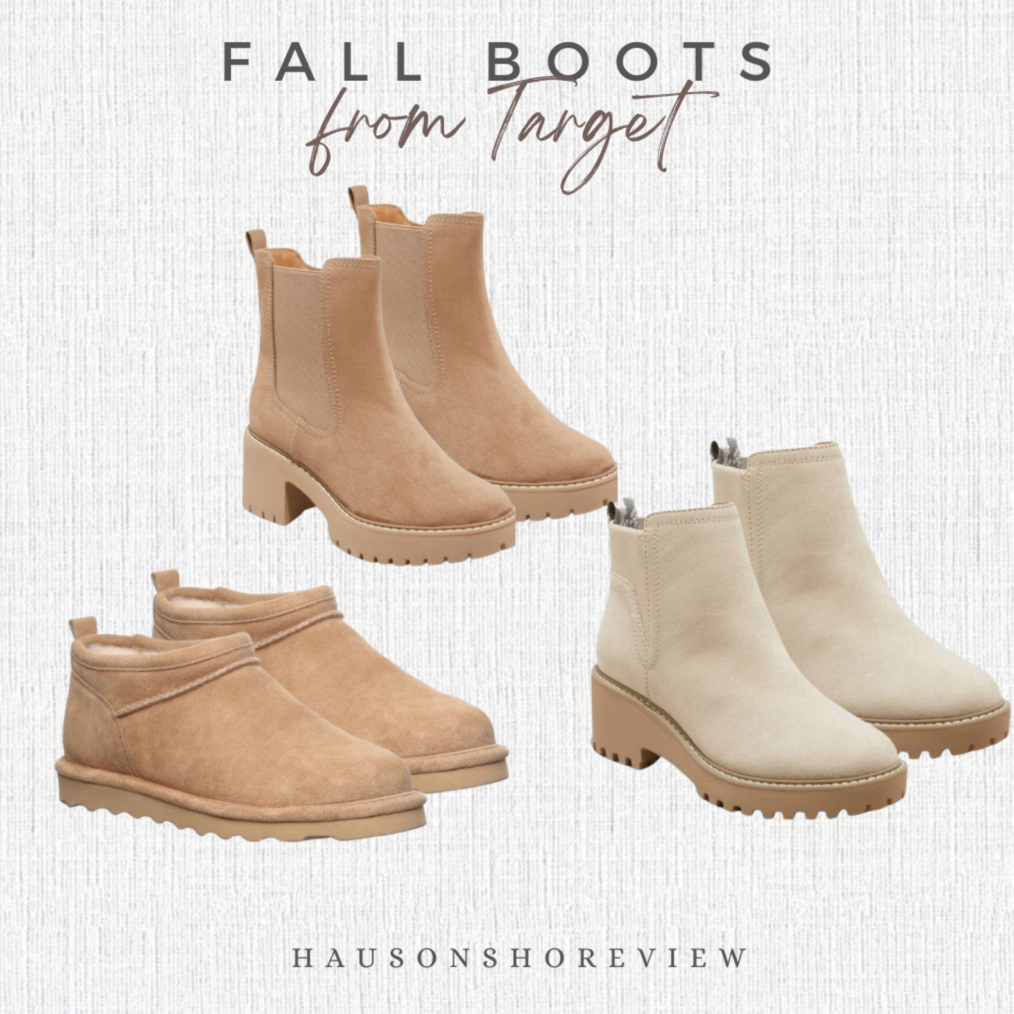 Cute Fall boots from Target!

Women’s boots. Women’s shoes. Fall. Fall fashion. Women’s fashion. Winter. Winter fashion. Winter outfit. Winter boots. Fall outfit. Family pictures. Family picture outfit. Teenage girl clothes. Girl shoes. Teenage girl shoes. School shoes. College girl shoes. Fall style. Fall shoes. Fall boots. Ugg. Ugg dupe. Cute boots. Cute shoes. Chelsea boots. Neutral shoes. Neutral fashion.

#LTKshoecrush #LTKsalealert #LTKfindsunder50