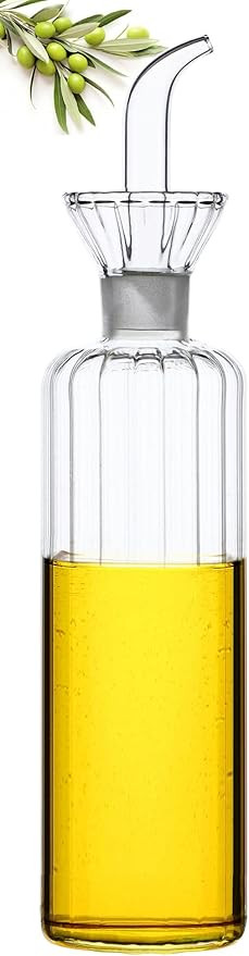 HAIZEEN 16 oz/480ml Non-Drip Olive Oil Dispenser Bottle 100% Glass Oil Carafe Decanter for Kitche... | Amazon (US)