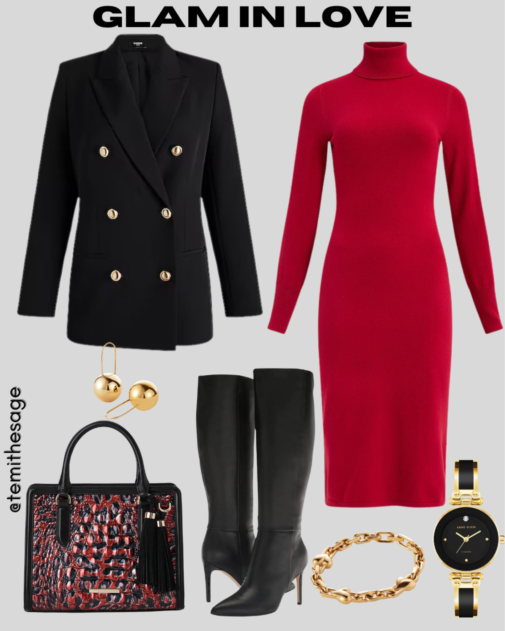 Power, passion, and pure elegance! ❤️🖤

Own the night in this bold red dress, sleek black blazer, and luxe accessories. #GlamInLove #PowerDressing #ChicAndConfident

#LTKOver40 #LTKSeasonal #LTKStyleTip