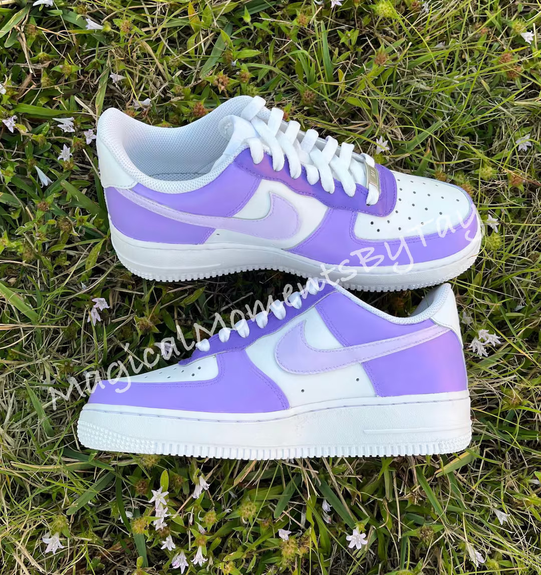 Lavender Air Force 1, Custom Air Forces, Lavender Air Forces, Purple Air Forces, Custom Air Force... | Etsy (US)