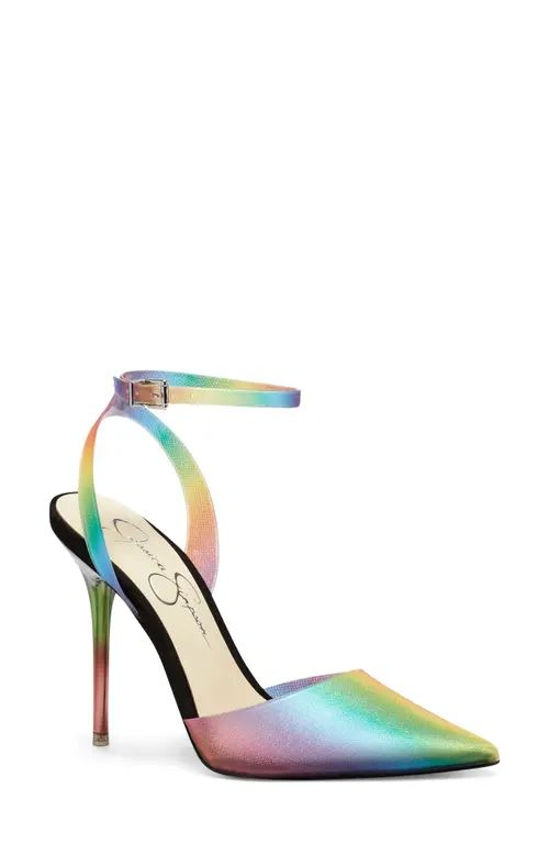 Jessica Simpson Pirrie Translucent Pump in Clear Rainbow at Nordstrom, Size 7 | Nordstrom