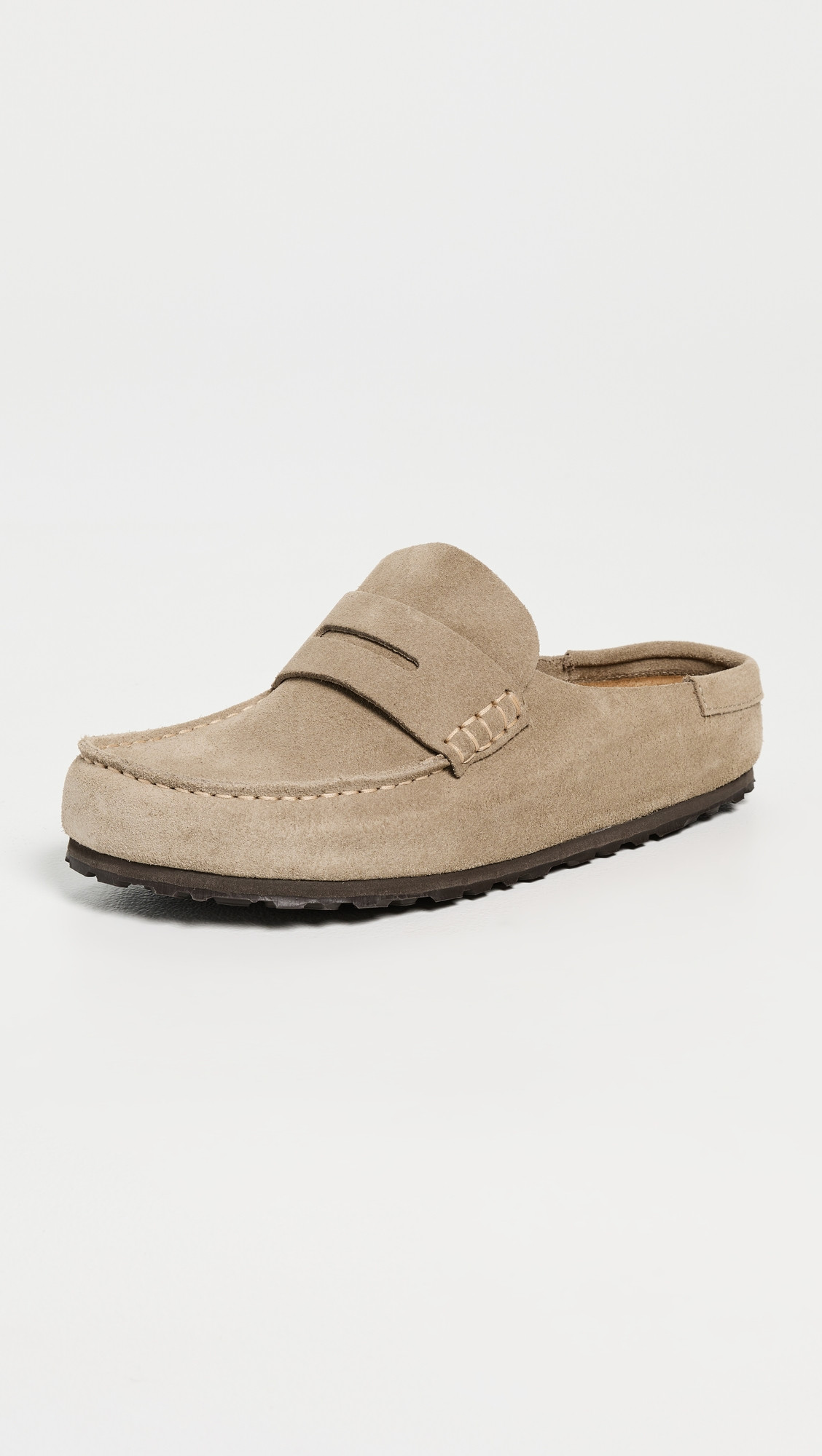 Birkenstock Naples Wrapped Bold Grip Sandals Taupe 36 | Shopbop