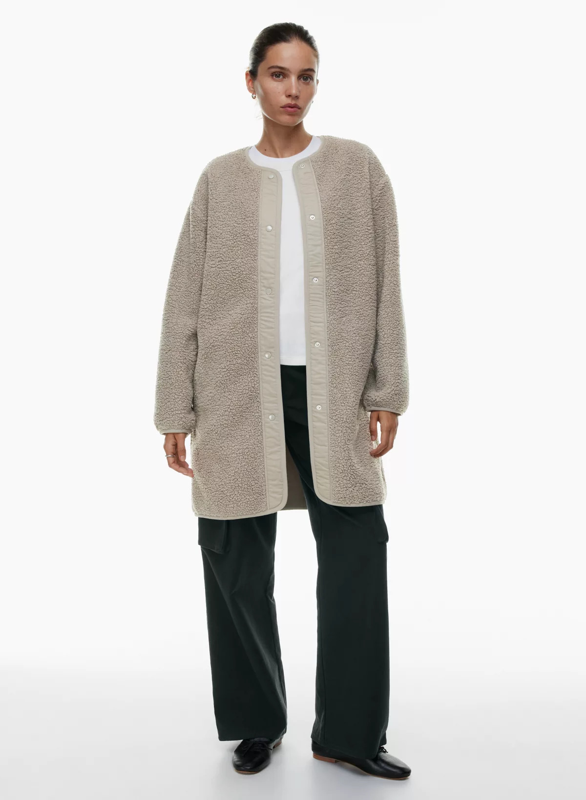 SHERPA LONG LINER JACKET | Aritzia