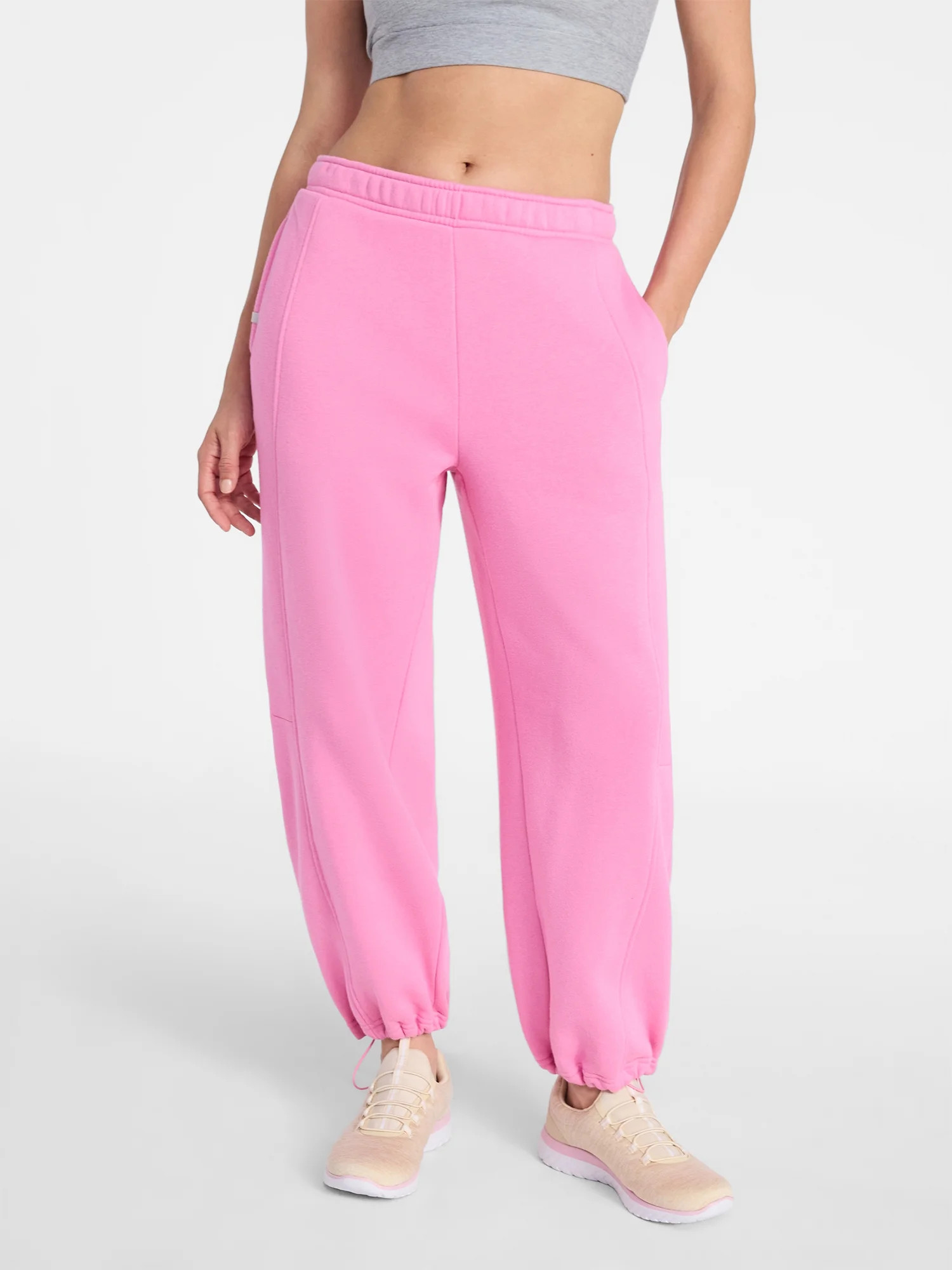 Athletic Works Women's and Women's Plus Barrel Leg Pant, Sizes XS-4X | Walmart (US)