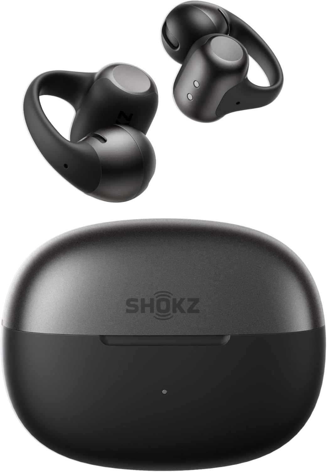 SHOKZ OpenDots 2 Open-Ear Clip-On Earbuds, Black, Dolby Audio, 3 Mics | Amazon (US)